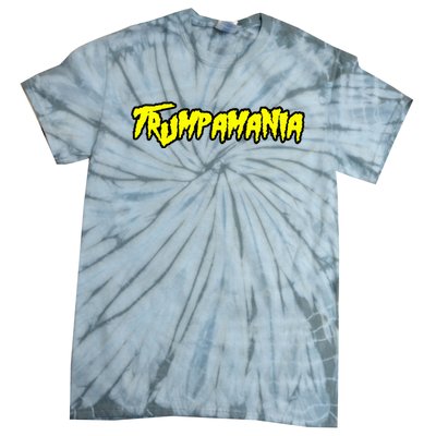 Trump Republican Convention Wrestling Meme Trumpamania Tie-Dye T-Shirt