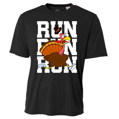 Turkey Run Costume Thanksgiving Running Turkey Trot Cooling Performance Crew T-Shirt