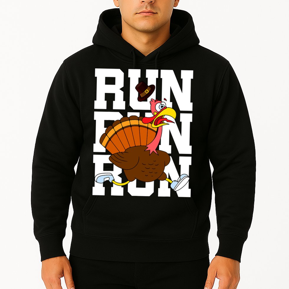 Turkey Run Costume Thanksgiving Running Turkey Trot Hoodie