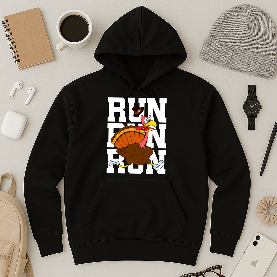 Turkey Run Costume Thanksgiving Running Turkey Trot Hoodie