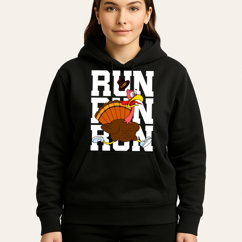 Turkey Run Costume Thanksgiving Running Turkey Trot Hoodie