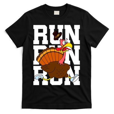 Turkey Run Costume Thanksgiving Running Turkey Trot T-Shirt