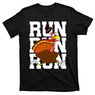 Turkey Run Costume Thanksgiving Running Turkey Trot T-Shirt