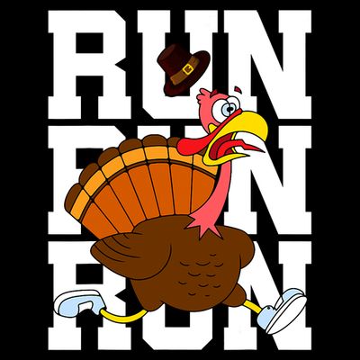 Turkey Run Costume Thanksgiving Running Turkey Trot T-Shirt