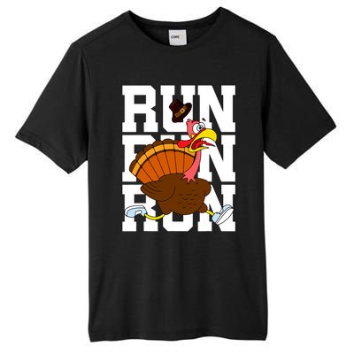 Turkey Run Costume Thanksgiving Running Turkey Trot Tall Fusion ChromaSoft Performance T-Shirt