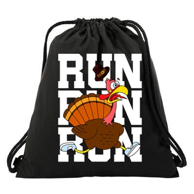 Turkey Run Costume Thanksgiving Running Turkey Trot Drawstring Bag