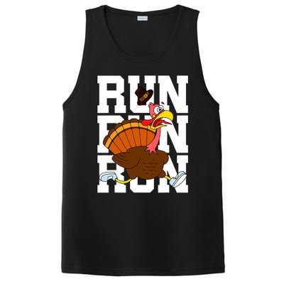 Turkey Run Costume Thanksgiving Running Turkey Trot PosiCharge Competitor Tank