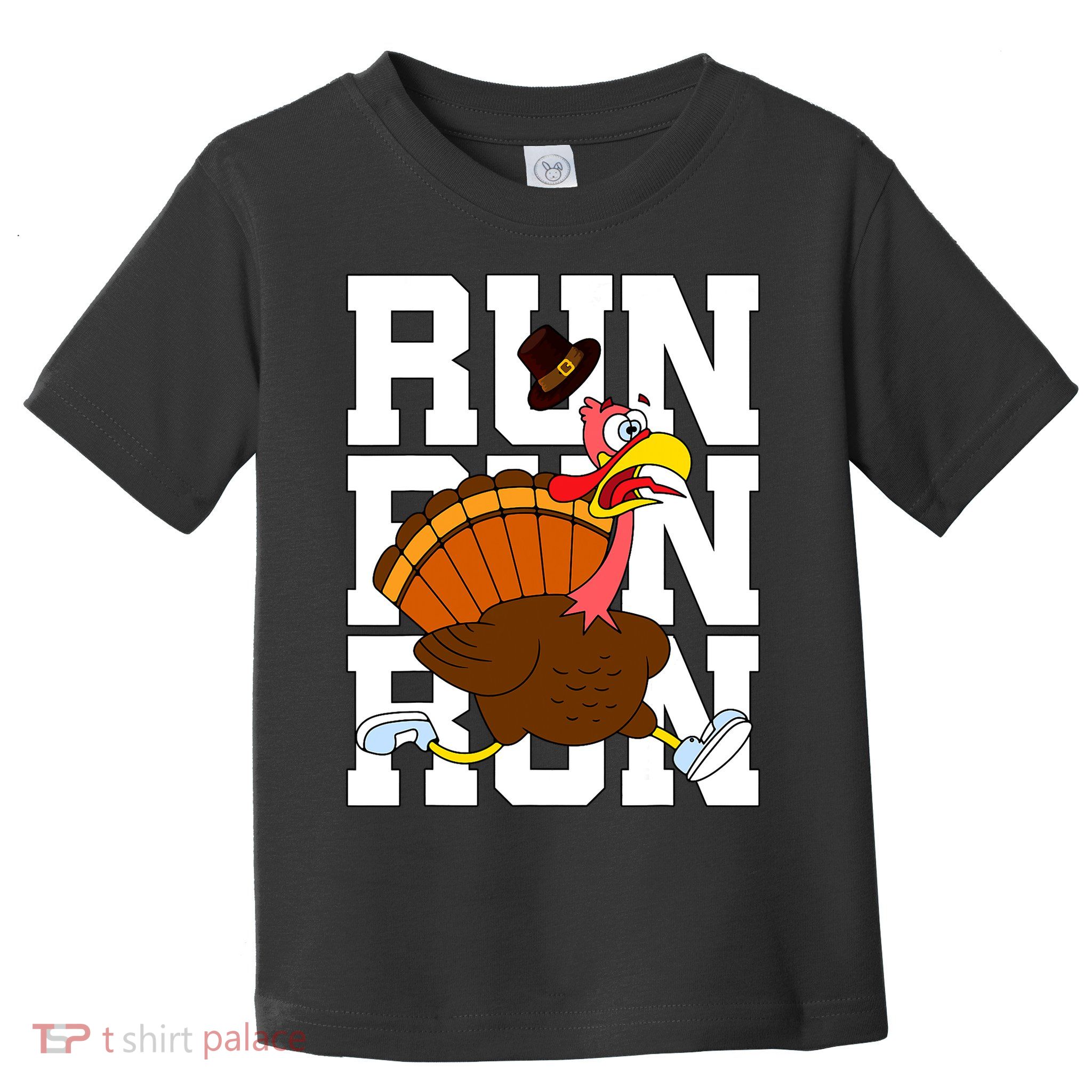 Turkey Run Costume Thanksgiving Running Turkey Trot Toddler T-Shirt