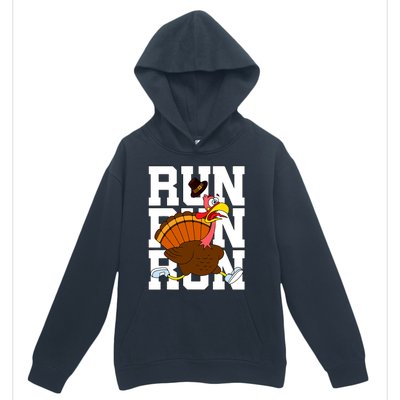 Turkey Run Costume Thanksgiving Running Turkey Trot Urban Pullover Hoodie