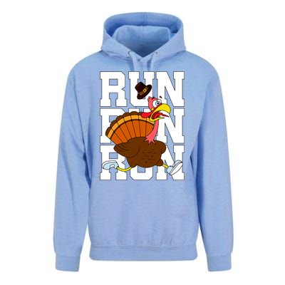 Turkey Run Costume Thanksgiving Running Turkey Trot Unisex Surf Hoodie