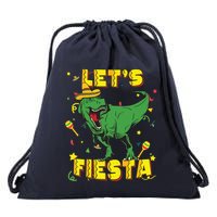 T Rex Cinco De Mayo Shirts Tyrannosaurus Dinosaur Lets Fiesta Drawstring Bag