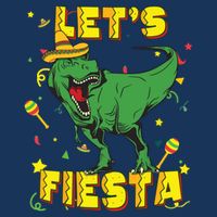 T Rex Cinco De Mayo Shirts Tyrannosaurus Dinosaur Lets Fiesta Drawstring Bag