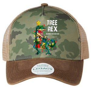 Tree Rex Christmas Tree Dinosaur Costume For Christma Legacy Tie Dye Trucker Hat