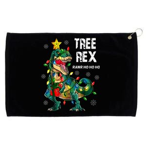 Tree Rex Christmas Tree Dinosaur Costume For Christma Grommeted Golf Towel