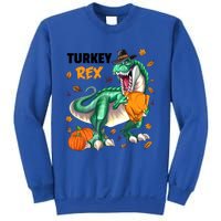 Turkey Rex Dinosaur T Rex Thanksgiving Pumpkin Gift Sweatshirt