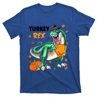 Turkey Rex Dinosaur T Rex Thanksgiving Pumpkin Gift T-Shirt