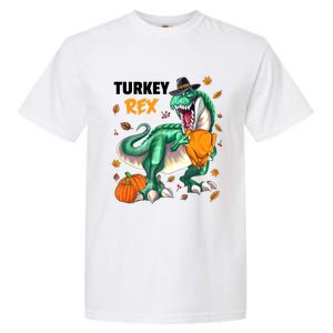 Turkey Rex Dinosaur T Rex Thanksgiving Pumpkin Gift Garment-Dyed Heavyweight T-Shirt