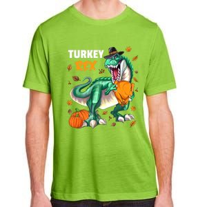 Turkey Rex Dinosaur T Rex Thanksgiving Pumpkin Meaningful Gift Adult ChromaSoft Performance T-Shirt