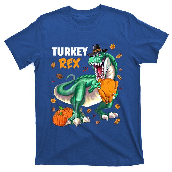 Turkey Rex Dinosaur T Rex Thanksgiving Pumpkin Meaningful Gift T-Shirt