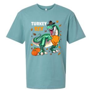 Turkey Rex Dinosaur T Rex Thanksgiving Pumpkin Meaningful Gift Sueded Cloud Jersey T-Shirt