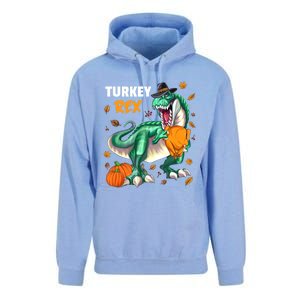 Turkey Rex Dinosaur T Rex Thanksgiving Pumpkin Meaningful Gift Unisex Surf Hoodie