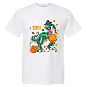 Turkey Rex Dinosaur T Rex Thanksgiving Pumpkin Meaningful Gift Garment-Dyed Heavyweight T-Shirt