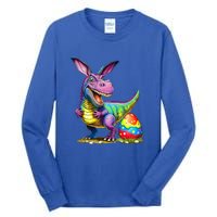 T Rex Dino Bunny Dinosaurs Hunt Eggs Happy Easter Tall Long Sleeve T-Shirt