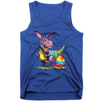 T Rex Dino Bunny Dinosaurs Hunt Eggs Happy Easter Tank Top