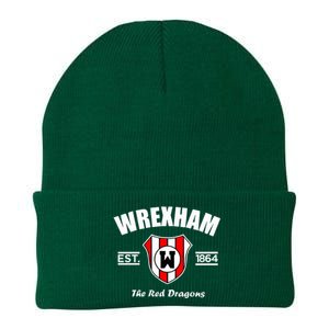 The Red Dragons Wrexham FC Football Club Wrexham Knit Cap Winter Beanie