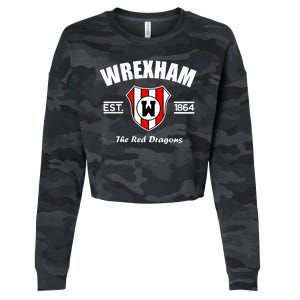 The Red Dragons Wrexham FC Football Club Wrexham Cropped Pullover Crew