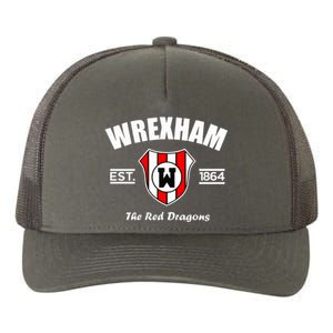 The Red Dragons Wrexham FC Football Club Wrexham Yupoong Adult 5-Panel Trucker Hat