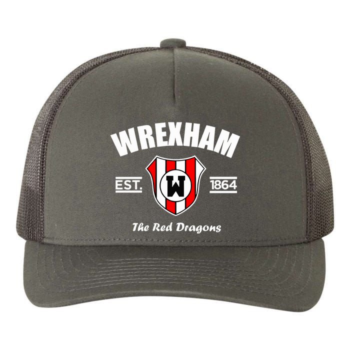 The Red Dragons Wrexham FC Football Club Wrexham Yupoong Adult 5-Panel Trucker Hat