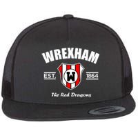 The Red Dragons Wrexham FC Football Club Wrexham Flat Bill Trucker Hat