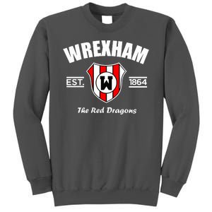 The Red Dragons Wrexham FC Football Club Wrexham Tall Sweatshirt