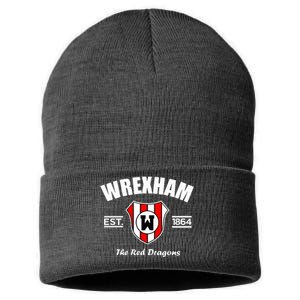 The Red Dragons Wrexham FC Football Club Wrexham Sustainable Knit Beanie