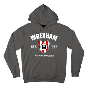 The Red Dragons Wrexham FC Football Club Wrexham Tall Hoodie