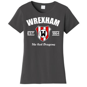 The Red Dragons Wrexham FC Football Club Wrexham Women's T-Shirt