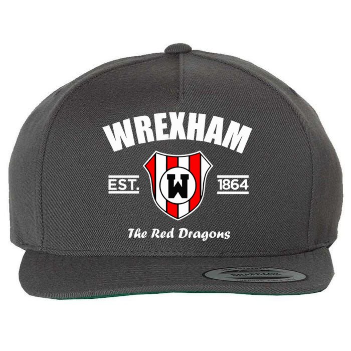 The Red Dragons Wrexham FC Football Club Wrexham Wool Snapback Cap