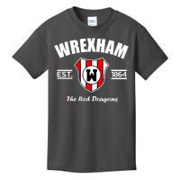 The Red Dragons Wrexham FC Football Club Wrexham Kids T-Shirt