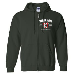 The Red Dragons Wrexham FC Football Club Wrexham Full Zip Hoodie