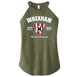 The Red Dragons Wrexham FC Football Club Wrexham Women's Perfect Tri Rocker Tank