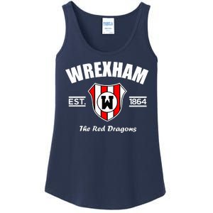 The Red Dragons Wrexham FC Football Club Wrexham Ladies Essential Tank