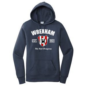 The Red Dragons Wrexham FC Football Club Wrexham Women's Pullover Hoodie