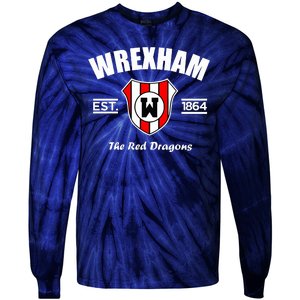 The Red Dragons Wrexham FC Football Club Wrexham Tie-Dye Long Sleeve Shirt