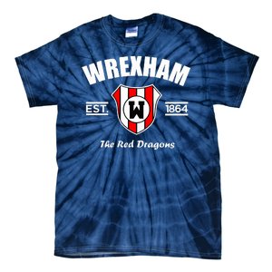 The Red Dragons Wrexham FC Football Club Wrexham Tie-Dye T-Shirt