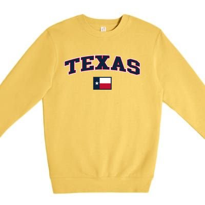 Texas Retro Design Premium Crewneck Sweatshirt