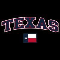 Texas Retro Design Cropped Pullover Crew