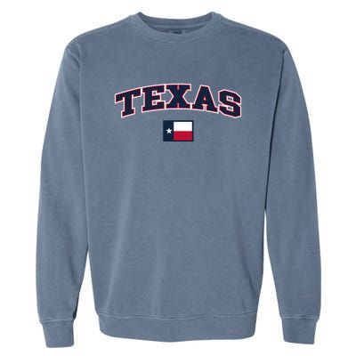 Texas Retro Design Garment-Dyed Sweatshirt