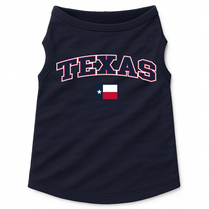 Texas Retro Design Doggie Tank