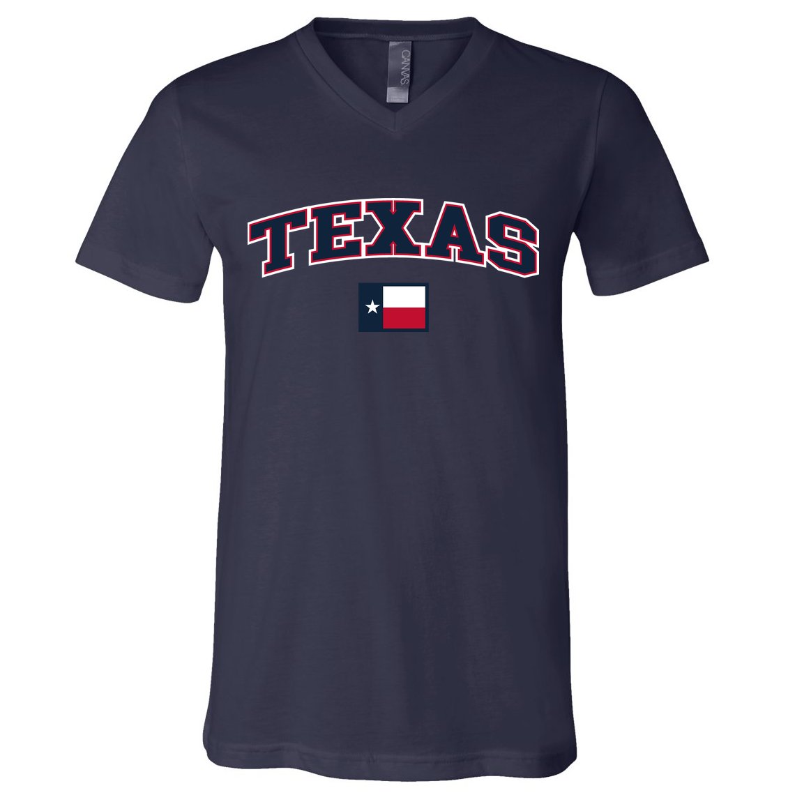 Texas Retro Design V-Neck T-Shirt